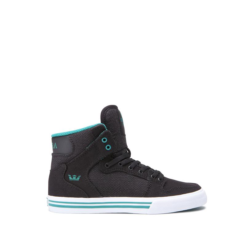 Zapatillas Altas Supra Argentina Niños - VAIDER Negras / Azules (LKEJI-6485)